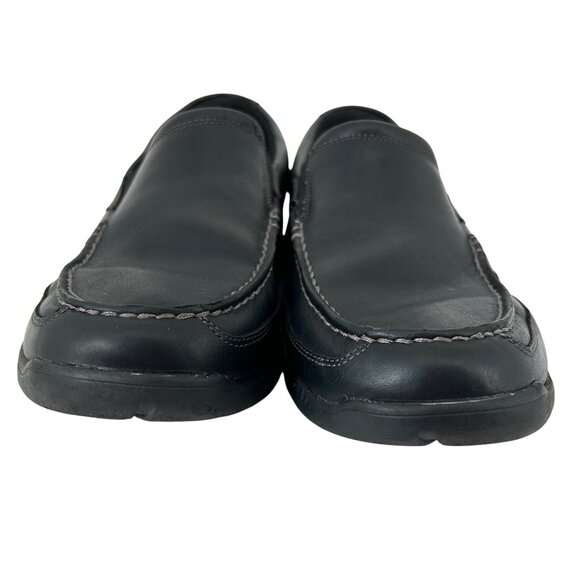 Rockport XCS Mens Black Leather Loafers Slip-On Casual Shoes Size 11.5 W - Picture 5 of 11